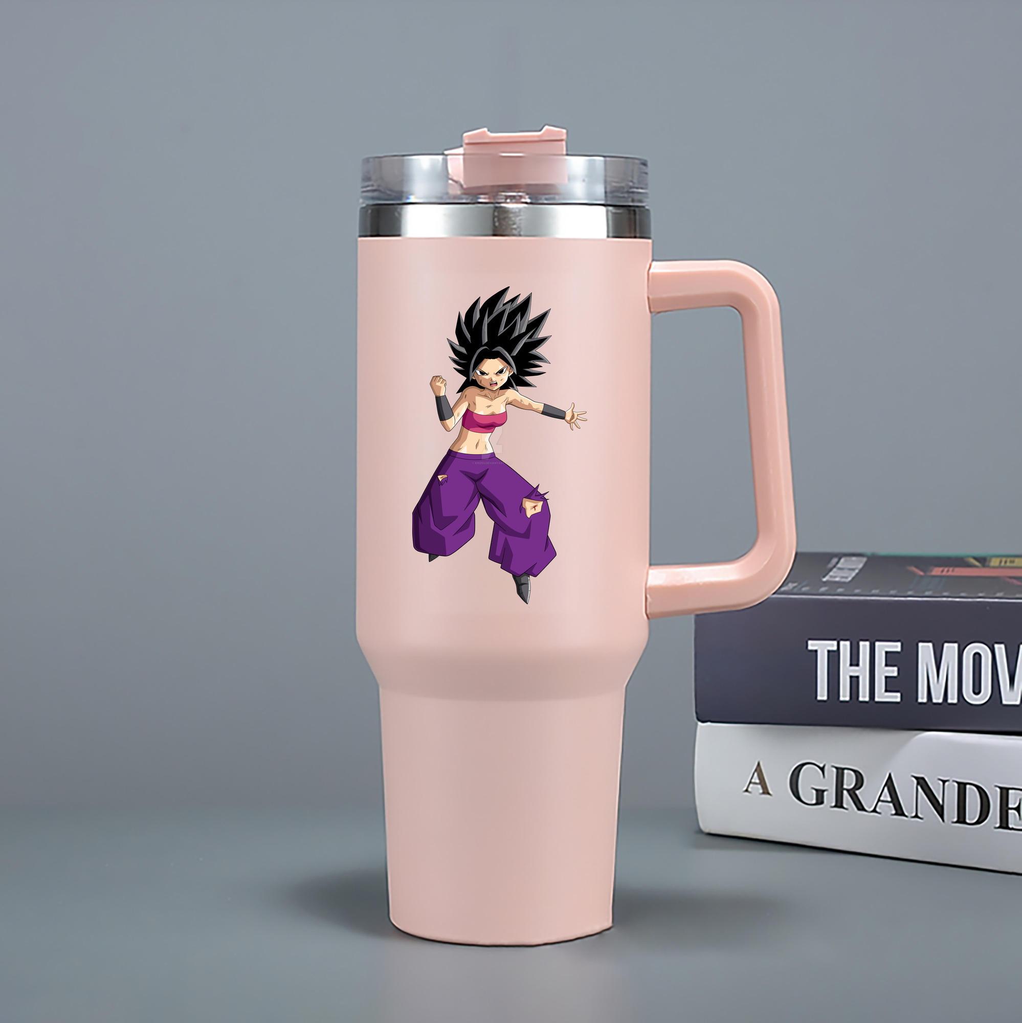 （画像用） ドラゴンボール カリフラ DRAGON BALL Caulifla 1200mL車用タンブラー（カラープリント）